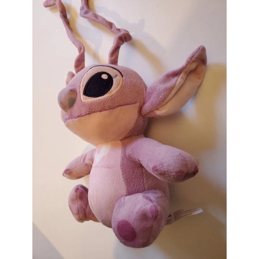 Disney Store ANGEL Plush Lilo‎ & Stitch Stuffed Animal Pink Girl Alien Soft